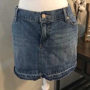 Blue jean skirt
